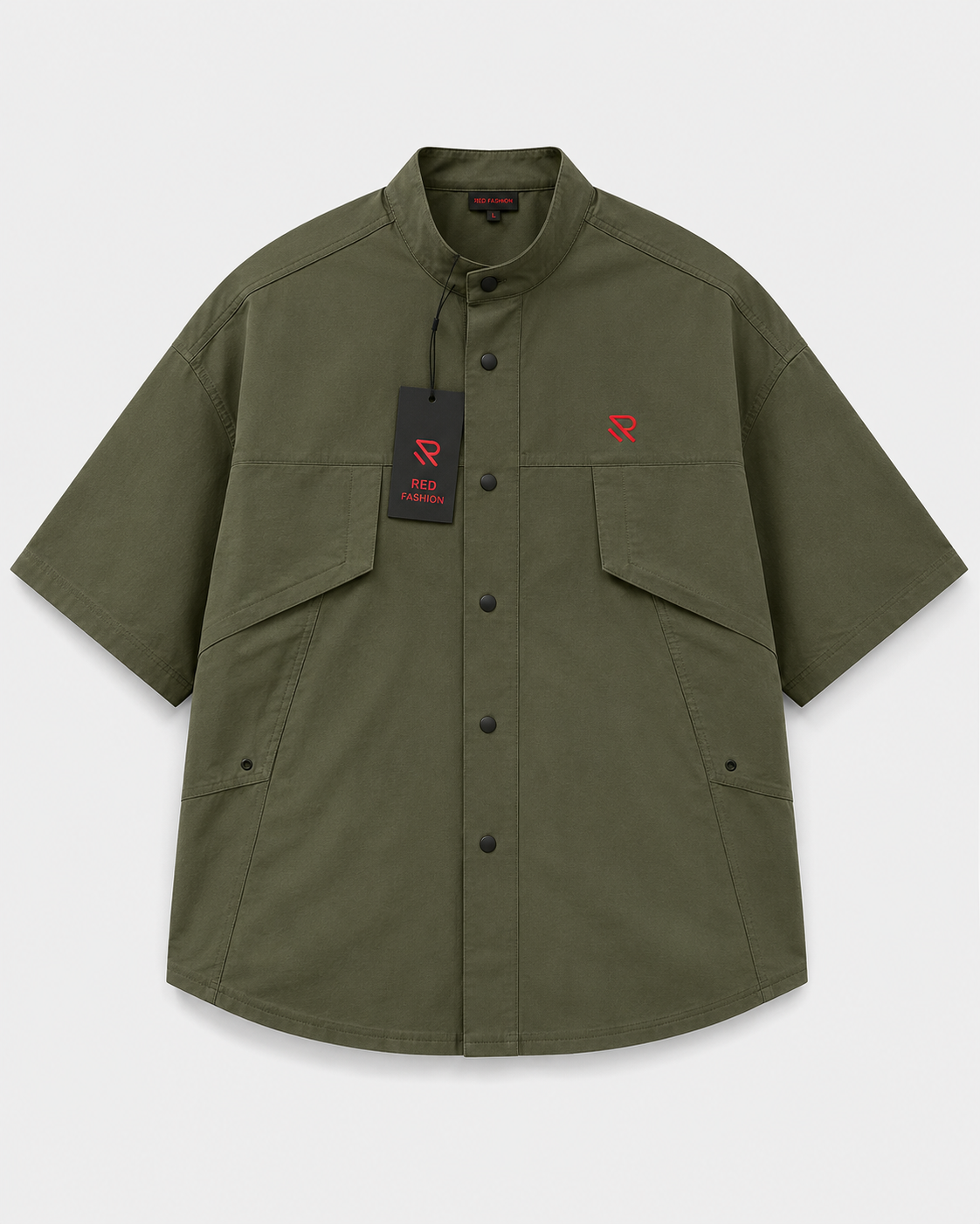 Red Fashion fresh Gen Z shirt